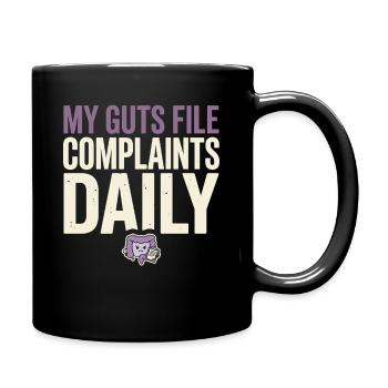 Morbus Crohn, Morbus Crohn, Ibd-krieger - Tasse einfarbig - Schwarz - Rechts
