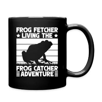 Le Catcheur de Grenouilles Vivant la Grenouille d’Aventure - Mug uni - noir - Droite