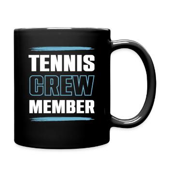 Équipe de tennis - Mug uni - noir - Droite