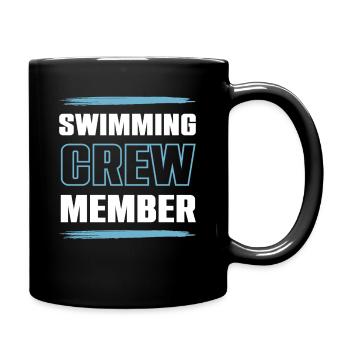 Équipe de natation - Mug uni - noir - Droite