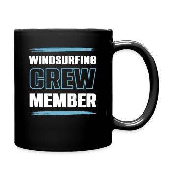 Équipage de planche à voile - Mug uni - noir - Droite