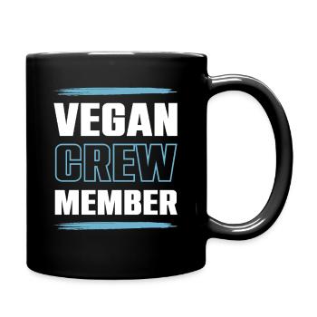 Vegan Crew - Full Colour Mug - black - Right