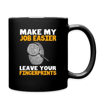 Forensics Forensic Experts Forensic Medicine - Full Colour Mug - black - Right