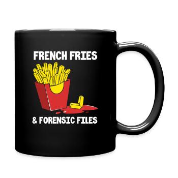 Forensik Forensiker - Tasse einfarbig - Schwarz - Rechts