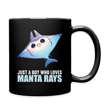 Rays Manta Rays - Full Colour Mug - black - Right