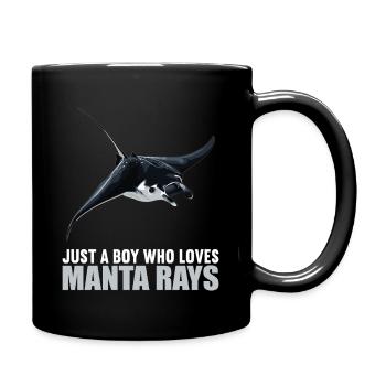 Rays Manta Rays - Full Colour Mug - black - Right