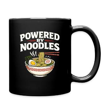 Japanese Ramen Noodles Anime Design - Full Colour Mug - black - Right