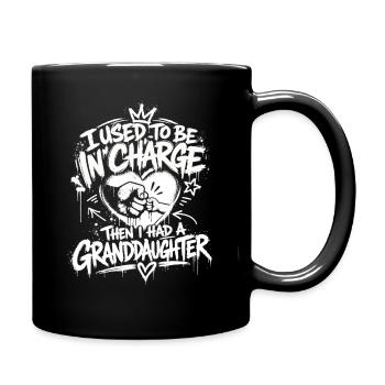 War Früher Chef Jetzt Großmutter - Full Colour Mug - black - Right