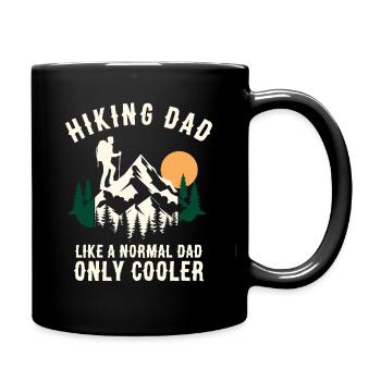 Cool Hiking Dad  - Full Colour Mug - black - Right