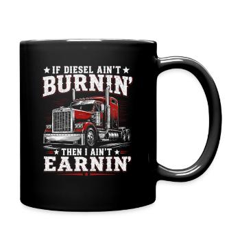 Chauffeur de camion Camion Camion Camion Diesel - Mug uni - noir - Droite