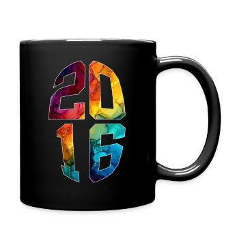 10 YEARS OLD 2016 10TH BIRTHDAY - Full Colour Mug - black - Right