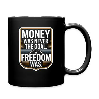 Objectif financier Esprit de liberté Entrepreneur Liberté - Mug uni - noir - Droite