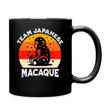 Team Japanmakak - Tasse einfarbig - Schwarz - Rechts