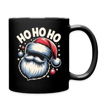 Ho Ho Ho Santa - Tasse einfarbig - Schwarz - Rechts