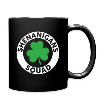 Escadron des Manigances Shamrock - Mug uni - noir - Droite
