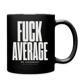 Soyez audacieux, pas moyen. - Mug uni - noir - Droite