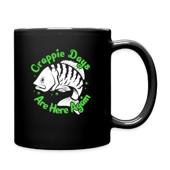 Perche, Crappie, Poisson, Poisson-Lun - Mug uni - noir - Droite