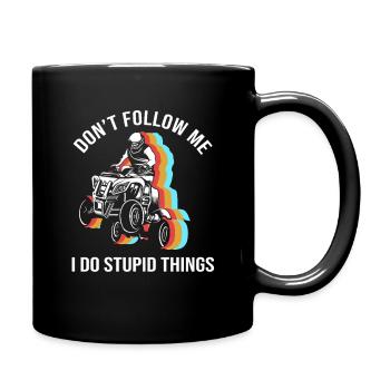 quad bike - Full Colour Mug - black - Right