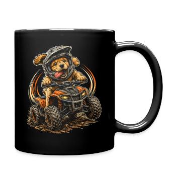 ATV Quad Biking Quad Quad Riders - Full Colour Mug - black - Right