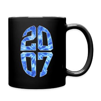 19 JAHRE ALT 2007 19. GEBURTSTAG - Tasse einfarbig - Schwarz - Rechts