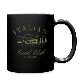 Italy Tuscany Finca Holiday Nature Country House - Full Colour Mug - black - Right
