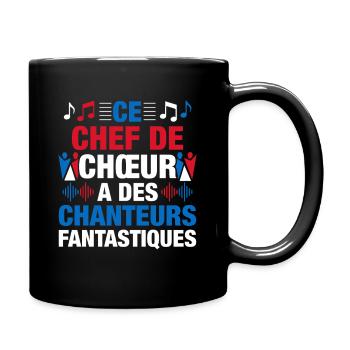 Chef de Chœur Chanteurs Fantastiques - Mug uni - noir - Droite