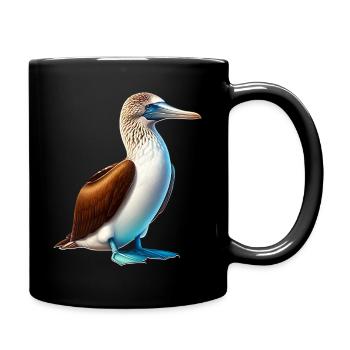 blue-footed booby - Full Colour Mug - black - Right