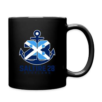 Scotland Soccer Fan Saltire 28 Years in the Making - Full Colour Mug - black - Right