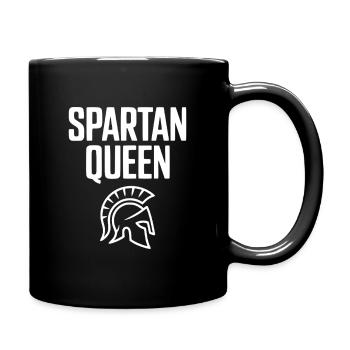 Spartan Queen - Full Colour Mug - black - Right