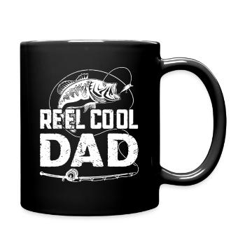 Tissu de pêche Cool Dad Dad - Mug uni - noir - Droite