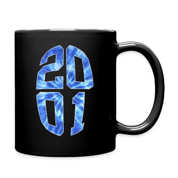 25 YEARS OLD 2001 25TH BIRTHDAY - Full Colour Mug - black - Right
