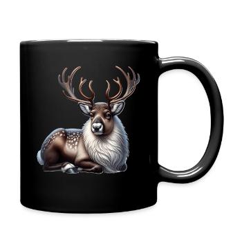 Renne - Mug uni - noir - Droite