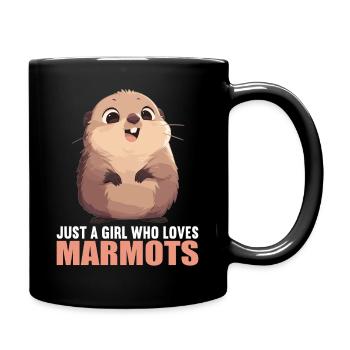 Marmottes Marmotte - Mug uni - noir - Droite