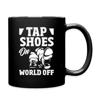 Tap dancers, tap shoes, tap dance - Full Colour Mug - black - Right