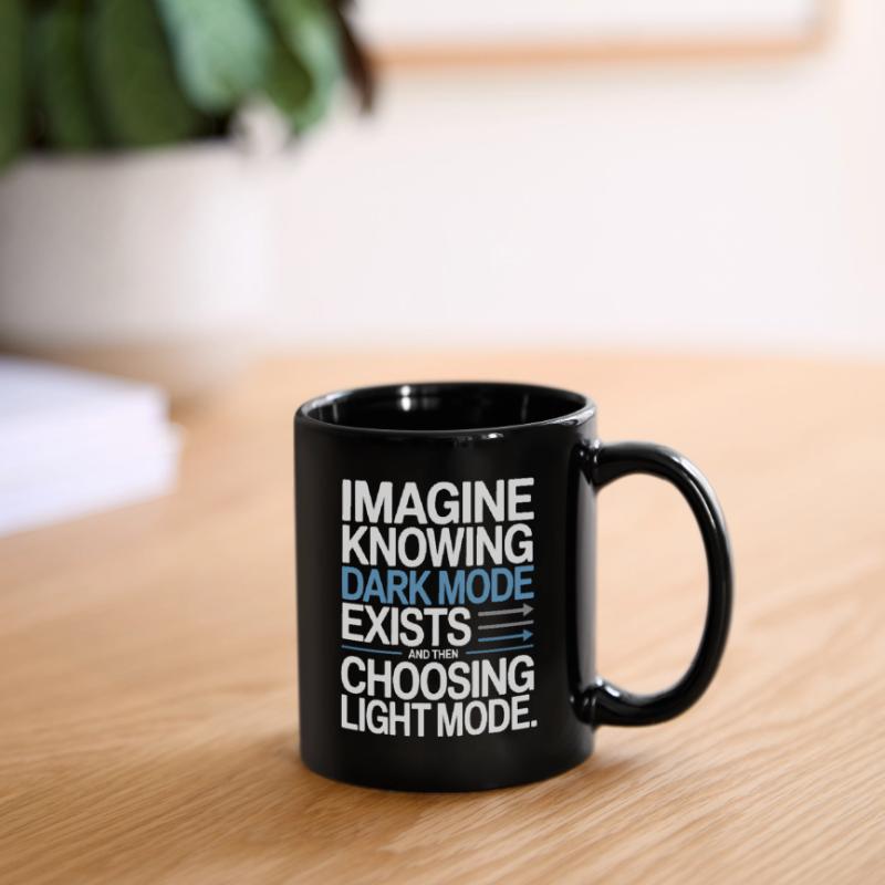 Le mode sombre existe Programmeur IT Nerd Coder Office Mug uni