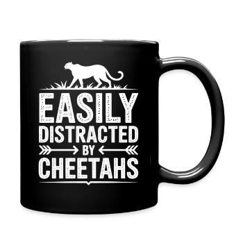 Paroles du guépard Cadeau drôle de guépard - Mug uni - noir - Droite
