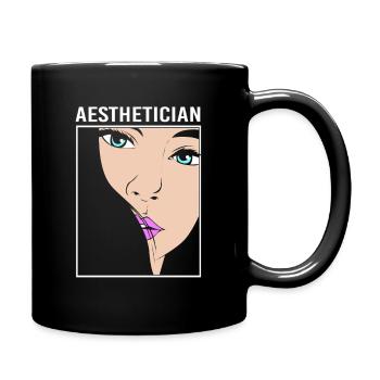Kosmetikerin Make-up Kosmetik - Tasse einfarbig - Schwarz - Rechts