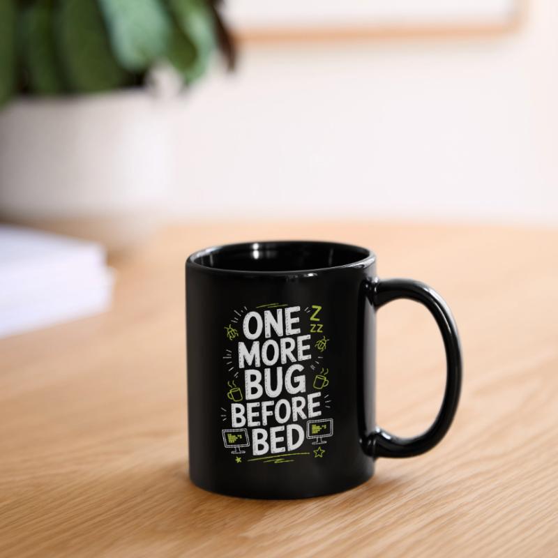 Game Developer One More Bug Before Game Programmer Tasse einfarbig