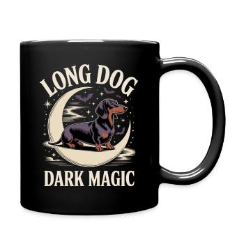 Dark Magic Dachshund - Full Colour Mug - black - Right