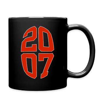 19 JAHRE ALT 2007 19. GEBURTSTAG - Tasse einfarbig - Schwarz - Rechts