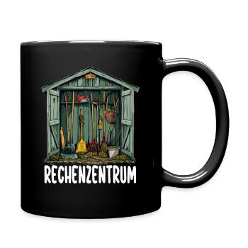 Rechenzentrum Selbstversorgung Gärtner   - Tasse einfarbig - Schwarz - Rechts