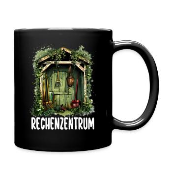 Gemüsebeet Gartenarbeit Hochbeet Kleingarten Humor - Tasse einfarbig - Schwarz - Rechts