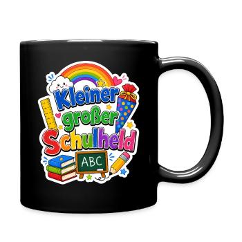 Schulkind 2026 Einschulung 2026 Schulanfang - Tasse einfarbig - Schwarz - Rechts