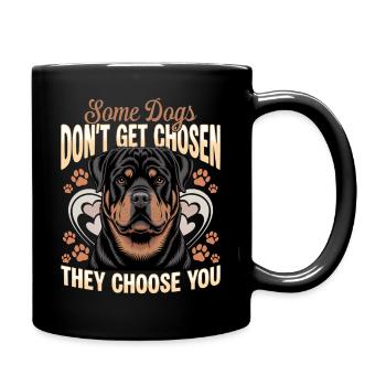 Rottweiler Rottweiler Rottie Race de chien - Mug uni - noir - Droite