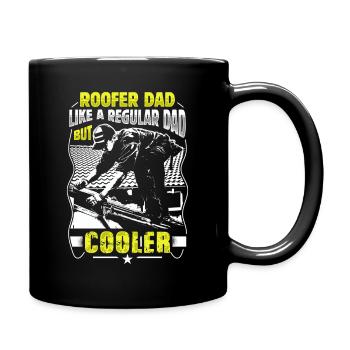 Cadeau de couvreur Papa Cool Handyman - Mug uni - noir - Droite