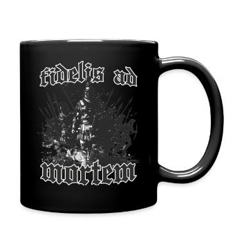 Guerriers légendaires de Sparte, le roi Léonidas Ier - Mug uni - noir - Droite