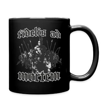 Guerriers légendaires de Sparte, roi Léonidas Ier Spartiate - Mug uni - noir - Droite