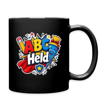 Schulkind 2026 Einschulung 2026 Schulanfang - Tasse einfarbig - Schwarz - Rechts