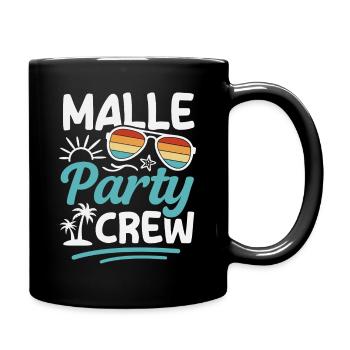 Équipe de fête Malle Groupes de vacances à Majorque - Mug uni - noir - Droite