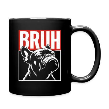 BRUH Bulldog Graphics - Full Colour Mug - black - Right